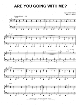 page one of Are You Going With Me? (Piano Solo)