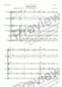 page one of Wake Up Blues (TJB/Score & Parts)