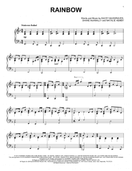 page one of Rainbow (Piano Solo)
