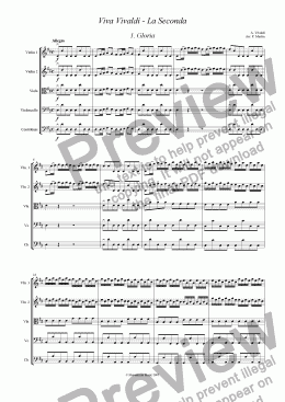 page one of Viva Vivaldi - La Seconda