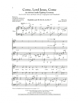 page one of Come, Lord Jesus, Come (SATB Choir)