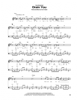 page one of Drain You (Drums Transcription)