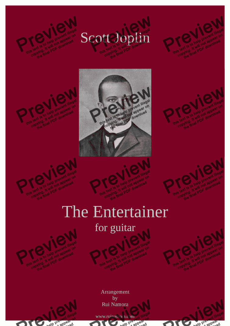 page one of The Entertainer