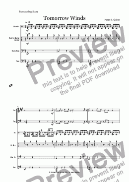 page one of Tomorrow Winds