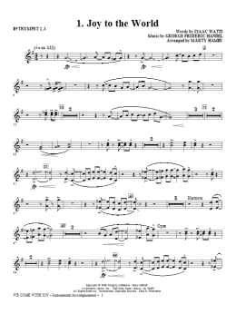 page one of We Come With Joy Orchestration - Trumpet 2 & 3 (Choir Instrumental Pak)