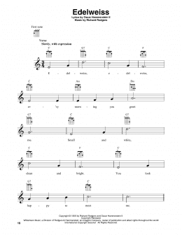 page one of Edelweiss (Banjo Tab)