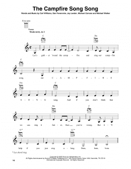 page one of The Campfire Song Song (Banjo Tab)
