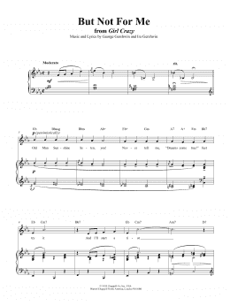 page one of But Not For Me (Piano, Vocal & Guitar Chords (Right-Hand Melody))