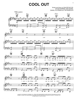 page one of Cool Out (Piano, Vocal & Guitar Chords (Right-Hand Melody))