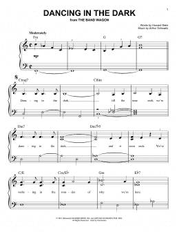 page one of Dancing In The Dark (Easy Piano)