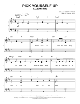page one of Pick Yourself Up (Easy Piano)