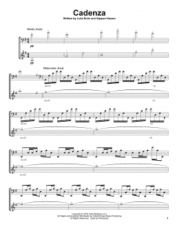 page one of Cadenza (Cello Duet)