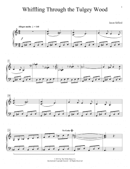 page one of Whiffling Through The Tulgey Wood (Educational Piano)