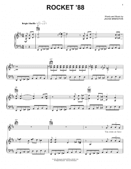 page one of Rocket 88 (Piano, Vocal & Guitar Chords (Right-Hand Melody))