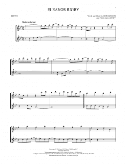 page one of Eleanor Rigby (Flute Duet)