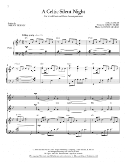 page one of A Celtic Silent Night (Vocal Duet)