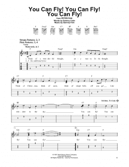 page one of You Can Fly! You Can Fly! You Can Fly! (from Peter Pan) (Easy Guitar Tab)