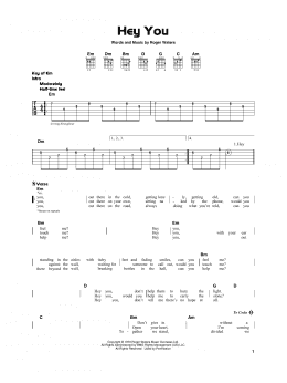 page one of Hey You (Really Easy Guitar)