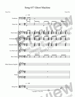 page one of Song 657 Ghost Machine