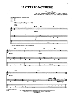 page one of 13 Steps To Nowhere (Bass Guitar Tab)