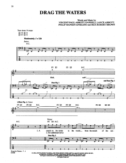 page one of Drag The Waters (Bass Guitar Tab)