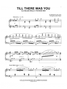 page one of Till There Was You (arr. Mark Hayes) (Piano Solo)