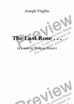 the last rose of summer poem