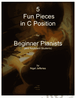 page one of 5 Fun Pieces in C Position for Beginner Pianists