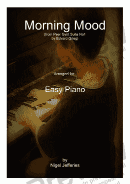 page one of Morning Mood for Easy Piano