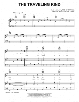 page one of The Traveling Kind (Piano, Vocal & Guitar Chords (Right-Hand Melody))