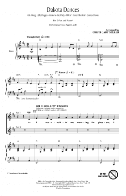 page one of Dakota Dances (2-Part Choir)
