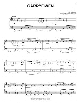 page one of Garryowen (arr. Phillip Keveren) (Piano Solo)