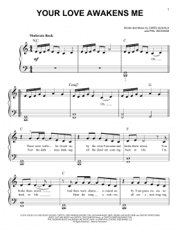page one of Your Love Awakens Me (Easy Piano)