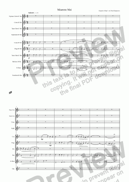 page one of Miserere Mei