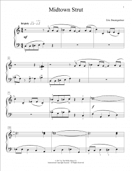 page one of Midtown Strut (Educational Piano)