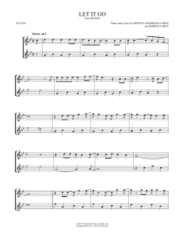 page one of Let It Go (from Frozen) (Flute Duet)