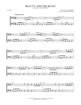 page one of Beauty And The Beast (Cello Duet)