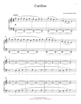 page one of Carillon (Educational Piano)