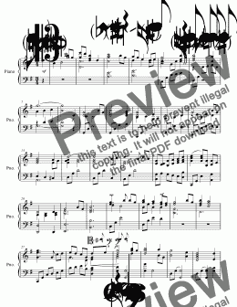 page one of Amazing Grace-Piano
