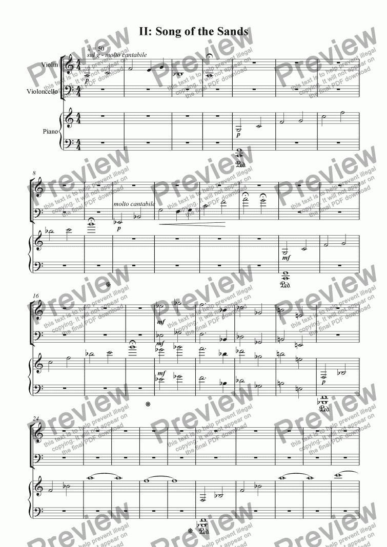 page one of Vlieland Trio 2