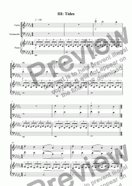 page one of Vlieland Trio 3