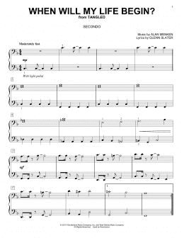 page one of When Will My Life Begin? (from Tangled) (Piano Duet)