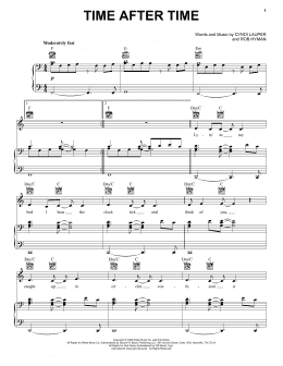 page one of Time After Time (Vocal Pro + Piano/Guitar)