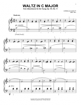 page one of Waltz, Op. 101, No. 11 (Easy Piano)
