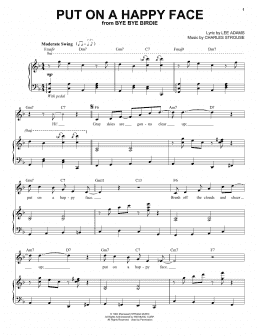 page one of Put On A Happy Face (Piano & Vocal)
