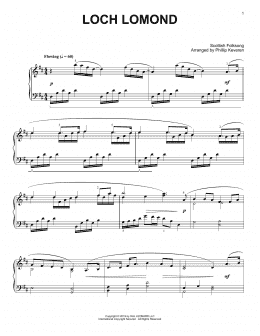 page one of Loch Lomond (arr. Phillip Keveren) (Piano Solo)