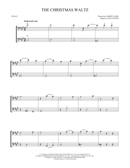 page one of The Christmas Waltz (Cello Duet)