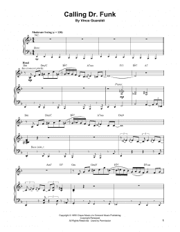 page one of Calling Dr. Funk (Piano Transcription)