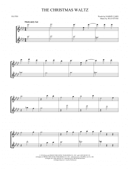 page one of The Christmas Waltz (Flute Duet)