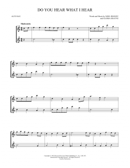 page one of Do You Hear What I Hear (Alto Sax Duet)